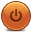 Power Button Orange Icon